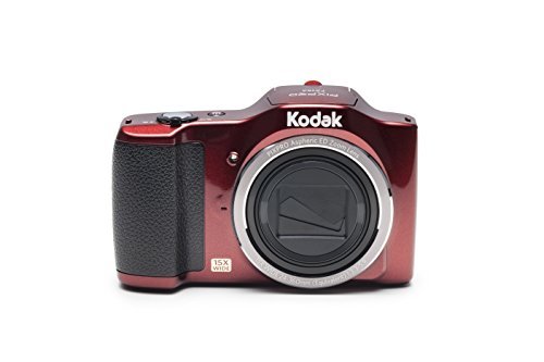 Kodak PIXPRO Friendly Zoom FZ152-RD 16MP Digital Camera with 15X Optical Zoom and 3" LCD (Red)