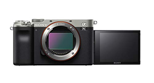 Sony Alpha ILCE-7C Compact Full Frame Camera (4K, Flip Screen, Light Weight, Real time Tracking, Content Creation) - Silver